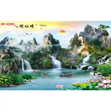 Tranh Sơn Thủy Hữu Tình 3D Lụa Dán Tường Giá Cực Sốc - Giảm Từ 89010 Xuống 69000 VND 17 Tranh Sơn Thủy Hữu Tình 3D Lụa Dán Tường Giá Cực Sốc - Giảm Từ 89010 Xuống 69000 VND 17