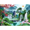 Tranh Sơn Thủy Hữu Tình 3D Lụa Dán Tường Giá Cực Sốc - Giảm Từ 89010 Xuống 69000 VND 21