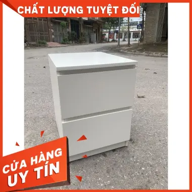Tủ Đầu Giường 2 Ngăn Kéo Cao Cấp 40x50x55cm Freeship Hà Nội - Giảm 650k Còn 699k 2