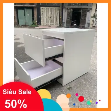 Tủ Đầu Giường 2 Ngăn Kéo Cao Cấp 40x50x55cm Freeship Hà Nội - Giảm 650k Còn 699k 4