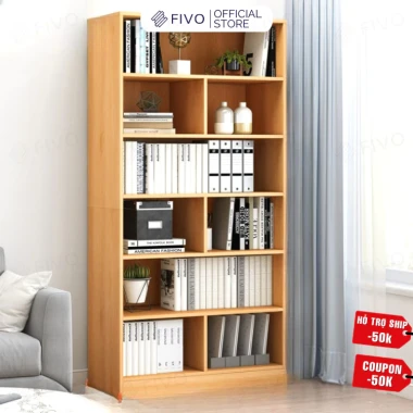 Tủ Kệ Sách Gỗ FIVO FB70 Lắp Ráp Dễ Dàng Giá Rẻ Toàn Quốc 60x24x178cm Freeship 11 Tủ Kệ Sách Gỗ FIVO FB70 Lắp Ráp Dễ Dàng Giá Rẻ Toàn Quốc 60x24x178cm Freeship 11