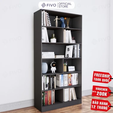Tủ Kệ Sách Gỗ FIVO FB70 Lắp Ráp Dễ Dàng Giá Rẻ Toàn Quốc 60x24x178cm Freeship 14 Tủ Kệ Sách Gỗ FIVO FB70 Lắp Ráp Dễ Dàng Giá Rẻ Toàn Quốc 60x24x178cm Freeship 14