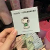 Tủ Lạnh Dán Snoopy Starbucks Nhật Bản Siêu Cute Dễ Thương Giá Chỉ 67100đ 5