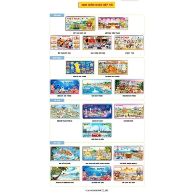 Tú Lạnh Dính Hình Việt Nam Toàn Phong Cảnh - Quà Tặng Lưu Niệm Giá Tốt 38000đ 17