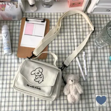 Túi Canvas Đeo Chéo Cún Harajuku Nhật Bản Giá Cực Sốc Chỉ 53k Thay 65k FX44 Cute 4 Túi Canvas Đeo Chéo Cún Harajuku Nhật Bản Giá Cực Sốc Chỉ 53k Thay 65k FX44 Cute 4