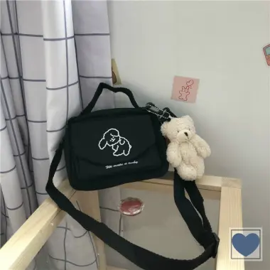 Túi Canvas Đeo Chéo Cún Harajuku Nhật Bản Giá Cực Sốc Chỉ 53k Thay 65k FX44 Cute 5 Túi Canvas Đeo Chéo Cún Harajuku Nhật Bản Giá Cực Sốc Chỉ 53k Thay 65k FX44 Cute 5