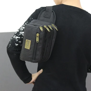 Túi Canvas Thể Thao Nam Nữ Đa Ngăn - Giảm 25% - Túi Đeo Hông Đi Du Lịch Phượt Giá Rẻ 7 Túi Canvas Thể Thao Nam Nữ Đa Ngăn - Giảm 25% - Túi Đeo Hông Đi Du Lịch Phượt Giá Rẻ 7