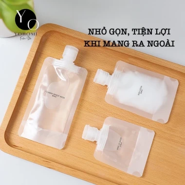 Túi Chiết Mỹ Phẩm Du Lịch Tái Sử Dụng - Giảm 22% (3137đ còn 2550đ) tiện lợi khi đi du lịch 3 Túi Chiết Mỹ Phẩm Du Lịch Tái Sử Dụng - Giảm 22% (3137đ còn 2550đ) tiện lợi khi đi du lịch 3