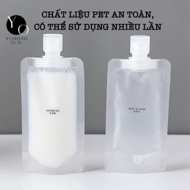 Túi Chiết Mỹ Phẩm Du Lịch Tái Sử Dụng - Giảm 22% (3137đ còn 2550đ) tiện lợi khi đi du lịch 4 Túi Chiết Mỹ Phẩm Du Lịch Tái Sử Dụng - Giảm 22% (3137đ còn 2550đ) tiện lợi khi đi du lịch 4