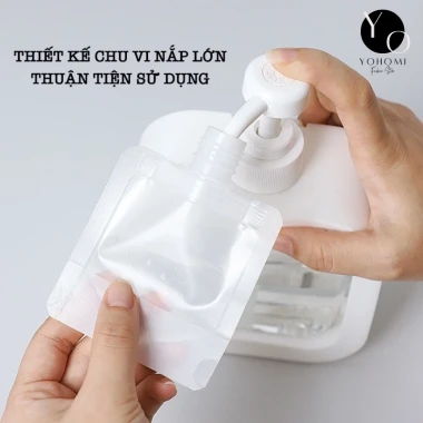 Túi Chiết Mỹ Phẩm Du Lịch Tái Sử Dụng - Giảm 22% (3137đ còn 2550đ) tiện lợi khi đi du lịch 5 Túi Chiết Mỹ Phẩm Du Lịch Tái Sử Dụng - Giảm 22% (3137đ còn 2550đ) tiện lợi khi đi du lịch 5