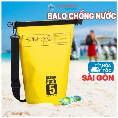 Túi Chống Nước 5L PVC Khô Cho Du Lịch Biển - Balo Chống Nước Giá Chỉ 89K 2