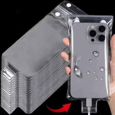 Túi chống nước điện thoại PVC trong suốt giá rẻ chỉ 21243đ - Bảo vệ thiết bị của bạn 2