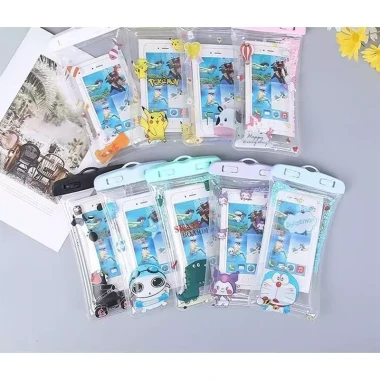 Túi Chống Nước Điện Thoại Trong Suốt Siêu Bền, Dây Đeo, Hoạt Hình Cute, Giá 19k! 8 Túi Chống Nước Điện Thoại Trong Suốt Siêu Bền, Dây Đeo, Hoạt Hình Cute, Giá 19k! 8
