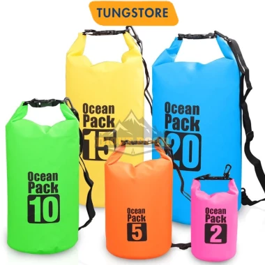 Túi chống thấm nước Ocean Pack 20L - Giảm 32k, còn 135k, balo đựng đồ khô đa năng 2 Túi chống thấm nước Ocean Pack 20L - Giảm 32k, còn 135k, balo đựng đồ khô đa năng 2