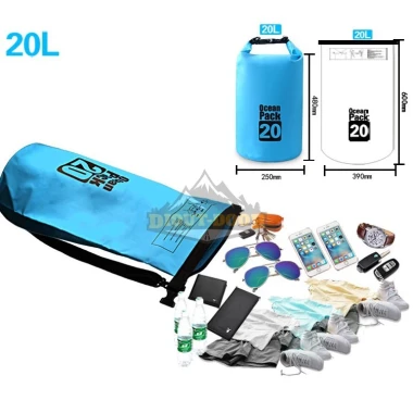 Túi chống thấm nước Ocean Pack 20L - Giảm 32k, còn 135k, balo đựng đồ khô đa năng 4 Túi chống thấm nước Ocean Pack 20L - Giảm 32k, còn 135k, balo đựng đồ khô đa năng 4