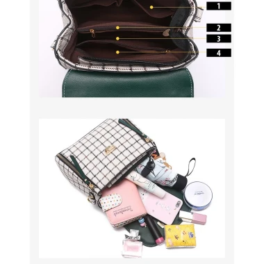 Túi da nữ du lịch cute giá rẻ - Túi đeo sticker gấu chỉ 56000đ giảm từ 71680đ 4