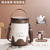 Túi Da Pu Giữ Nhiệt Chống Thấm Nước Đựng Hộp Cơm Trưa Tiện Dụng - Giảm 27k 2