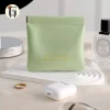 Túi di động tai nghe,có thể đựng tiền/ trang sức/ kính/ tai nghe/ củ sạc Chất liệu PU chống thấm nước 5