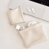 Túi di động tai nghe,có thể đựng tiền/ trang sức/ kính/ tai nghe/ củ sạc Chất liệu PU chống thấm nước 13