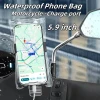 Túi Điện Thoại Chống Mưa Cho Rider - Giá Đỡ Xe Máy Trong Suốt Tiện Lợi 16200đ 2