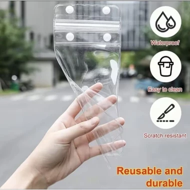 Túi Điện Thoại Chống Mưa Cho Rider - Giá Đỡ Xe Máy Trong Suốt Tiện Lợi 16200đ 6
