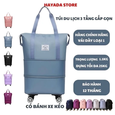 Túi Du Lịch 3 Tầng Vali Kéo Giá Cực Sốc 225k Thay Vì 290k - Tiết Kiệm 65k 3 Túi Du Lịch 3 Tầng Vali Kéo Giá Cực Sốc 225k Thay Vì 290k - Tiết Kiệm 65k 3