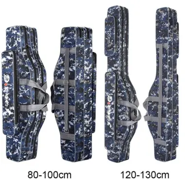 Túi Đựng Cần Câu Cá 2 Ngăn Dài 80-130cm Cao Cấp - Giảm 30% Rẻ & Tốt PK-9 3
