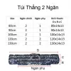 Túi Đựng Cần Câu Cá 2 Ngăn Dài 80-130cm Cao Cấp - Giảm 30% Rẻ & Tốt PK-9 9