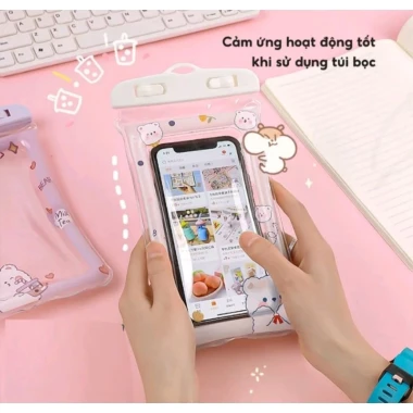 Túi Đựng Điện Thoại Chống Nước Đi Biển Dây Đeo - Giảm Giá 15k+Còn 15000Đ 3 Túi Đựng Điện Thoại Chống Nước Đi Biển Dây Đeo - Giảm Giá 15k+Còn 15000Đ 3