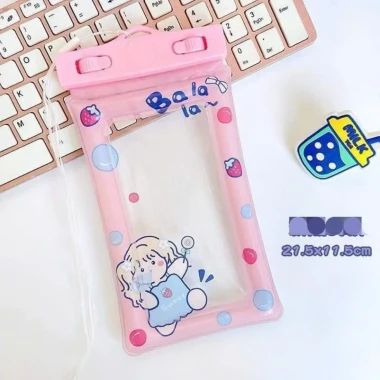 Túi Đựng Điện Thoại Chống Nước Hoạt Hình Cute Giá Rẻ - Đi Biển, Bơi, Du Lịch An Toàn 5