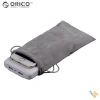 Túi Đựng Đồ Sạc USB ORICO SA1.810 Vải Nhung Dây Rút Xám - Chất Lượng Cao 40.000