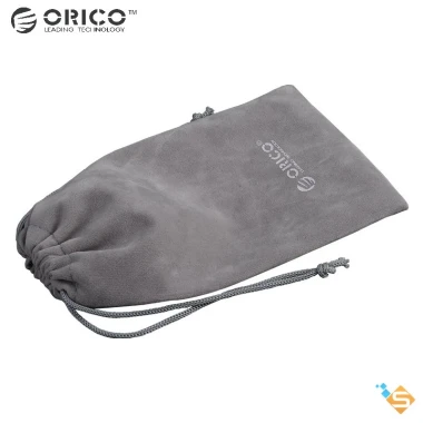 Túi Đựng Đồ Sạc USB ORICO SA1.810 Vải Nhung Dây Rút Xám - Chất Lượng Cao 40.000 2