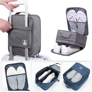 Túi đựng giày du lịch 3 ngăn màu đen tiện lợi giá rẻ chỉ 42000đ giảm từ 53760đ 4 Túi đựng giày du lịch 3 ngăn màu đen tiện lợi giá rẻ chỉ 42000đ giảm từ 53760đ 4