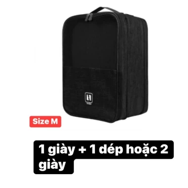 Túi đựng giày du lịch 3 ngăn màu đen tiện lợi giá rẻ chỉ 42000đ giảm từ 53760đ 10 Túi đựng giày du lịch 3 ngăn màu đen tiện lợi giá rẻ chỉ 42000đ giảm từ 53760đ 10