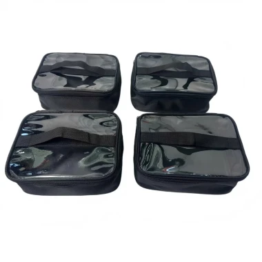Túi đựng mỹ phẩm du lịch 21x17x9cm - PVC trong suốt tiện lợi giá chỉ 86k! 7 Túi đựng mỹ phẩm du lịch 21x17x9cm - PVC trong suốt tiện lợi giá chỉ 86k! 7
