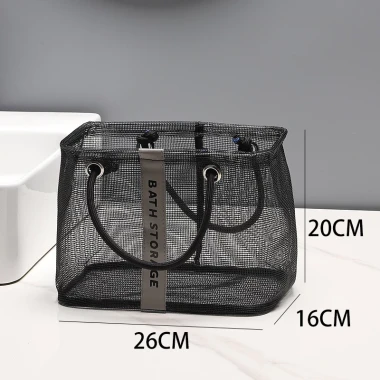Túi Đựng Mỹ Phẩm Du Lịch Nhanh Khô - Giỏ Lưới Nhà Tắm Cá Nhân Tiện Lợi Giá Rẻ 53k 9