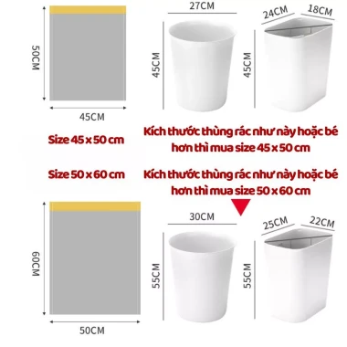 Túi đựng rác dây rút chống rò rỉ 75pcs - Kích thước 45*50cm, Không sợ bẩn tay, Giá chỉ 29k! 9 Túi đựng rác dây rút chống rò rỉ 75pcs - Kích thước 45*50cm, Không sợ bẩn tay, Giá chỉ 29k! 9