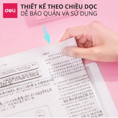 Túi Đựng Tài Liệu A4 Deli Pastel Cute 20-40 Lá Giá Rẻ Chỉ 39k 4