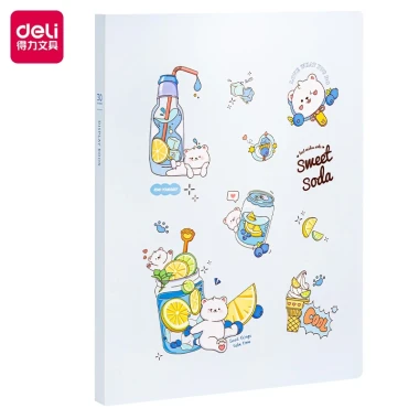 Túi Đựng Tài Liệu A4 Deli Pastel Cute 20-40 Lá Giá Rẻ Chỉ 39k 16