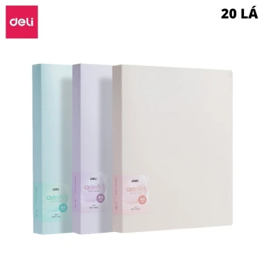 Túi Đựng Tài Liệu A4 Deli Pastel Cute 20-40 Lá Giá Rẻ Chỉ 39k 20