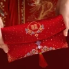 Túi đựng tiền ZYJC đỏ cưới, thêu họa tiết, bì HongBao thổ cẩm - chỉ 97.020đ 6