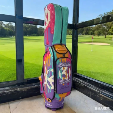 Túi Gậy Golf Titleist Scotty Cameron Tour Paint Drip Limited Màu Tím Pastel - Giá Chỉ 4.350.000đ 10