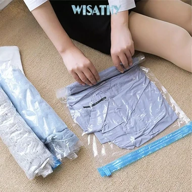 Túi hút bụi không khí WISATHY tái sử dụng, gập lại được, tiết kiệm 15% chỉ 40.500đ