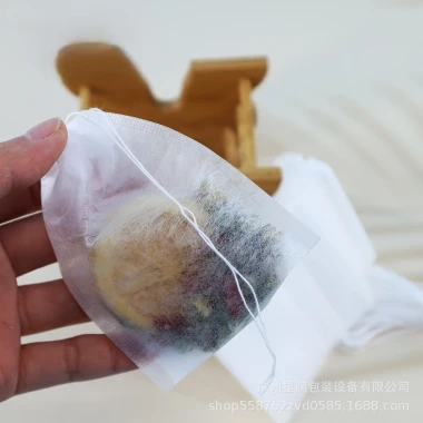 Túi lọc sợi ngô dây rút Tea Bag, túi lọc trà, thảo dược, cafe,.. nhiều kích thước, an toàn thân thiện môi trường, Set100 5