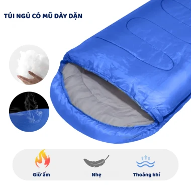 Túi Ngủ Gấp Gọn Cao Cấp - Giữ Ấm, Chống Ẩm, Dễ Dàng Mang Theo - Du Lịch, Văn Phòng, Dã Ngoại 10 Túi Ngủ Gấp Gọn Cao Cấp - Giữ Ấm, Chống Ẩm, Dễ Dàng Mang Theo - Du Lịch, Văn Phòng, Dã Ngoại 10
