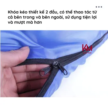 Túi Ngủ KAW Siêu Bền - Lỗi 1 Đổi 1, Ngủ Văn Phòng, Du Lịch, Dã Ngoại Giá Rẻ 289k 5
