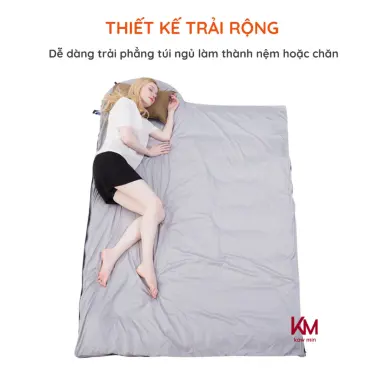 Túi Ngủ KAW Siêu Bền - Lỗi 1 Đổi 1, Ngủ Văn Phòng, Du Lịch, Dã Ngoại Giá Rẻ 289k 10