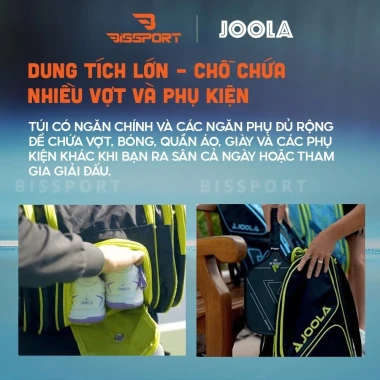 Túi Pickleball JOOLA Tour Elite Pro - Rộng Rãi, Bền, Ngăn Vợt, Giày Riêng, Nhiều Ngăn 3