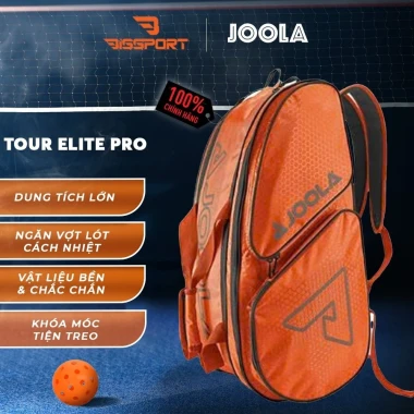 Túi Pickleball JOOLA Tour Elite Pro - Rộng Rãi, Bền, Ngăn Vợt, Giày Riêng, Nhiều Ngăn 12