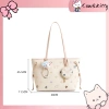 Túi tote Cow&Kitty Borry Rosa Mall thêu đa năng, đeo vai, dung lượng lớn giảm còn 490k 4